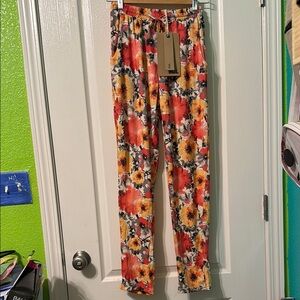 POL Floral Print Lounge Pants